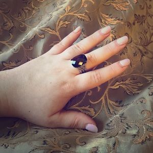 Premier Designs Smoky Cornerstone Ring